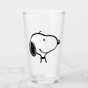 Snoopy Smile Giggle Laugh Glass