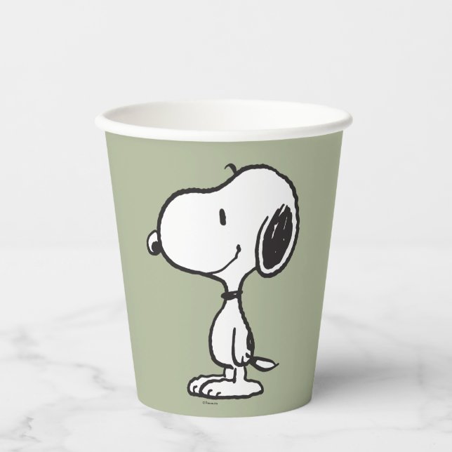 Snoopy Smile Giggle Laugh Paper Cups (Front)