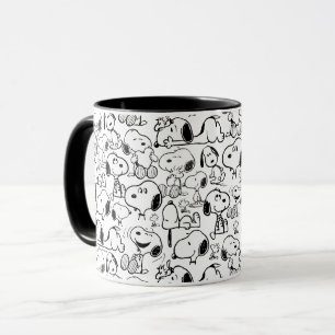 Snoopy Smile Giggle Laugh Pattern Mug