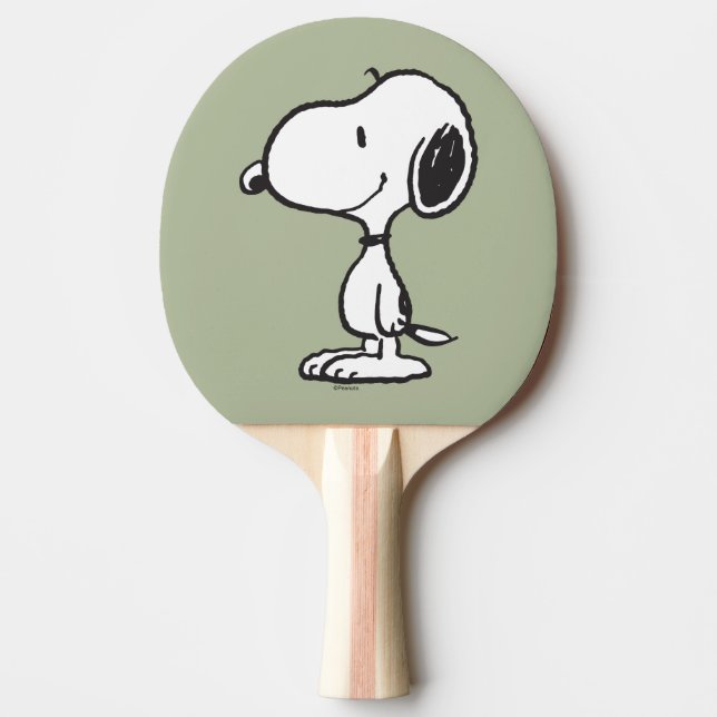 Snoopy Smile Giggle Laugh Ping Pong Paddle (Front)