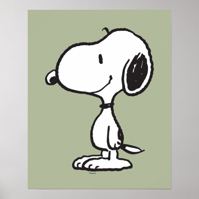 Snoopy Smile Giggle Laugh Poster (Front)