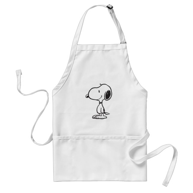 Snoopy Smile Giggle Laugh Standard Apron (Front)