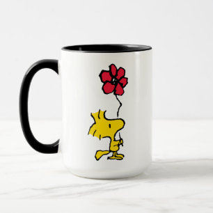 Snoopy So Sweet Flower Pattern Mug