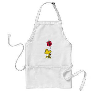 Snoopy So Sweet Flower Pattern Standard Apron