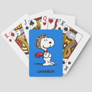 Snoopy The Flying Ace Playing Cards