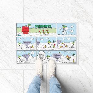 Snoopy & The Zamboni Crew Doormat