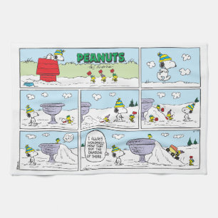Snoopy & The Zamboni Crew Tea Towel
