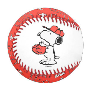 Snoopy Varsity Sports Pattern Baseball