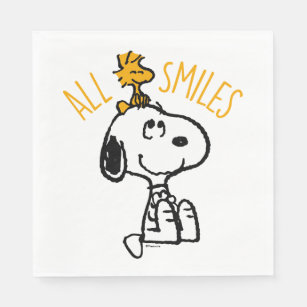 Snoopy & Woodstock - All Smiles Napkin