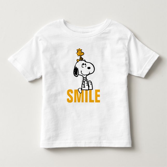 Snoopy & Woodstock - All Smiles Toddler T-Shirt (Front)