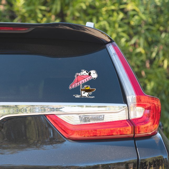 Snoopy & Woodstock Beach Vacation (Car Side)