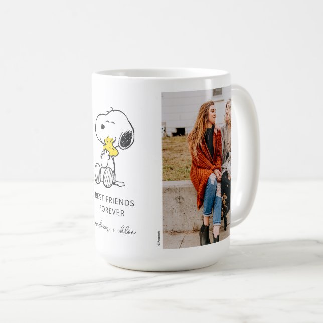 Snoopy & Woodstock | Best Friends - Photo Coffee Mug (Front Right)