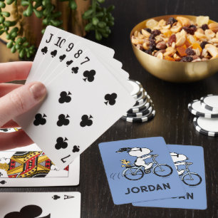 Snoopy & Woodstock Bicycle Playing Cards