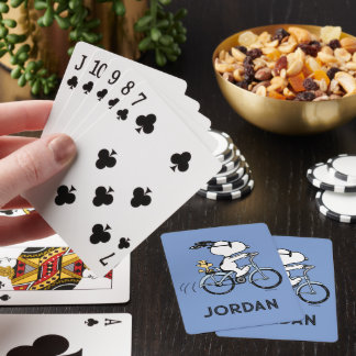 Snoopy & Woodstock Bicycle Playing Cards