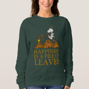 Snoopy & Woodstock Fall Leaves Sweatshirt