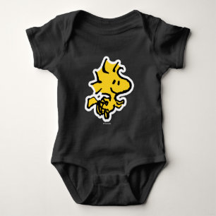 Snoopy & Woodstock Fun & Flowers Baby Bodysuit