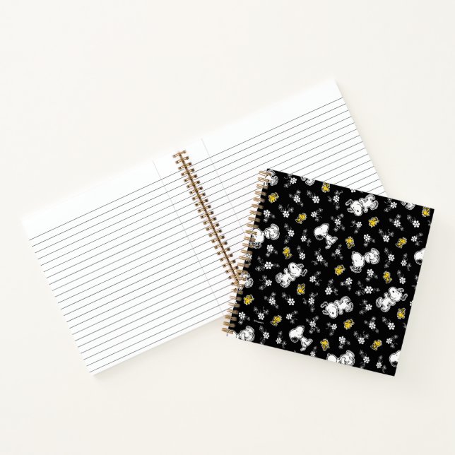 Snoopy & Woodstock Fun & Flowers Notebook (Inside)
