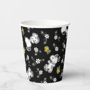 Snoopy & Woodstock Fun & Flowers Paper Cups