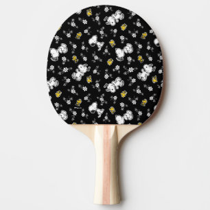 Snoopy & Woodstock Fun & Flowers Ping Pong Paddle
