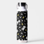 Snoopy & Woodstock Fun & Flowers Water Bottle<br><div class="desc">Take a look at this super cute design featuring Snoopy & Woodstock stopping to smell the flowers.</div>