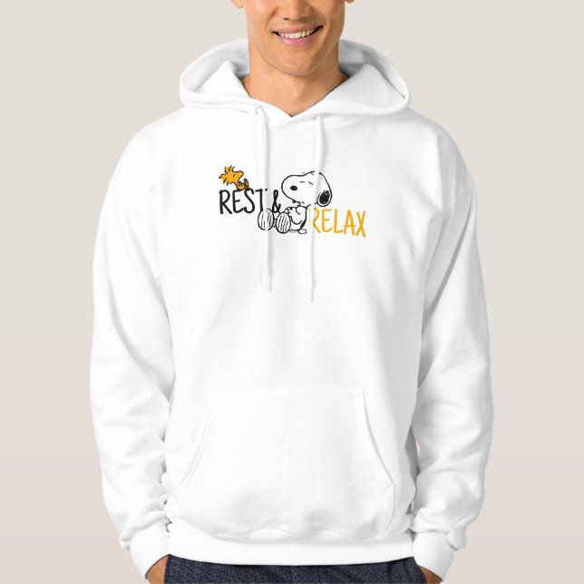Snoopy & Woodstock | Lazy Days Hoodie (Front)