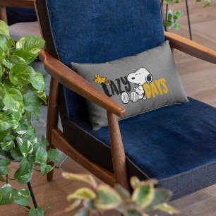 Snoopy & Woodstock   Lazy Days Lumbar Cushion