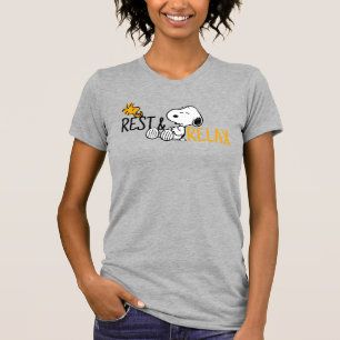 Snoopy & Woodstock   Lazy Days T-Shirt