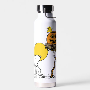 Snoopy & Woodstock Nest With Jack O' Lantern Water Bottle