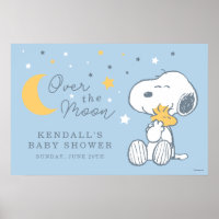 Snoopy & Woodstock | Over the Moon Baby Shower Pos