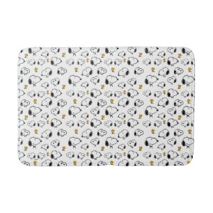 Snoopy & Woodstock Pattern Bath Mat