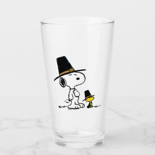 Snoopy & Woodstock Pilgrim Glass