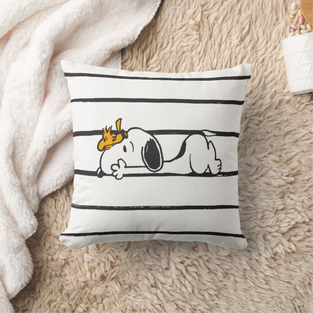 Snoopy & Woodstock | Smile Giggle Laugh Cushion (Blanket)
