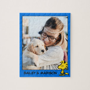 Snoopy's Friend Woodstock   Add Your Photo Jigsaw Puzzle