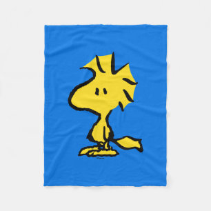 Snoopy's Friend Woodstock Fleece Blanket