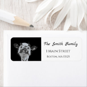 Snoot Boop, Animal Return Address Label