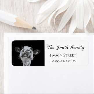 Snoot Boop, Animal Return Address Label
