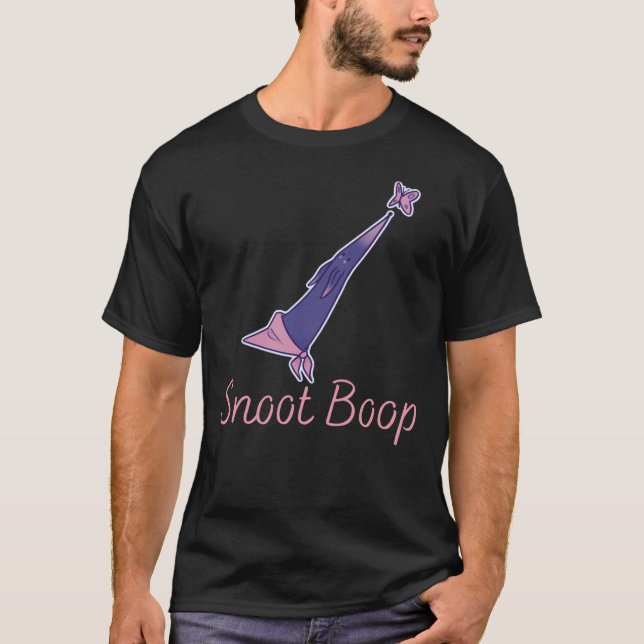 Snoot Boop!  Cute Racing Greyhound Noodle Horse  G T-Shirt (Front)