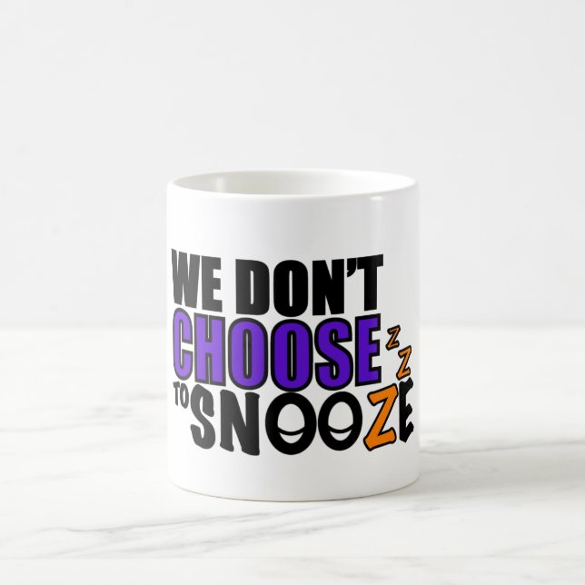 Snooze Coffee Mug (Center)
