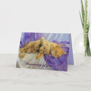 Snoozing Kitty Card