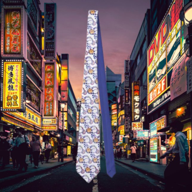 Snoozing Pride Unicorn Cats Tie (Creator Uploaded)