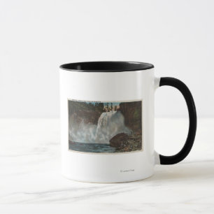 Snoqualmie Falls, WA - View of Falls at Bottom Mug