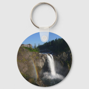 Snoqualmie Falls Washington Key Ring