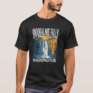 Snoqualmie Falls Washington Waterfall T-Shirt