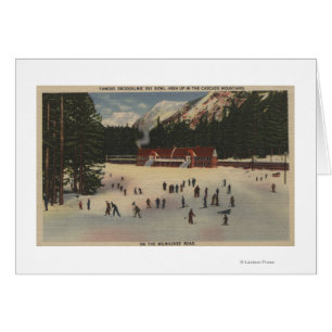 Snoqualmie Ski Area, WA - View of Ski