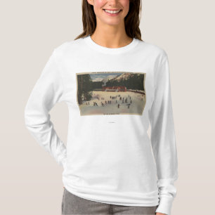 Snoqualmie Ski Area, WA - View of Ski T-Shirt