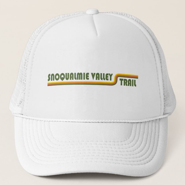 Snoqualmie Valley Trail Washington State Trucker Hat (Front)