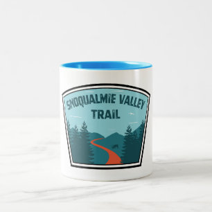 Snoqualmie Valley Trail Washington State Two-Tone Coffee Mug
