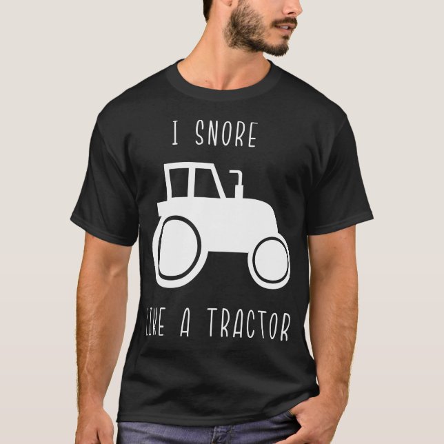 Snoring funny shirt (Front)