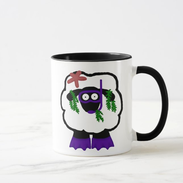 Snorkel Sheep Mug (Right)
