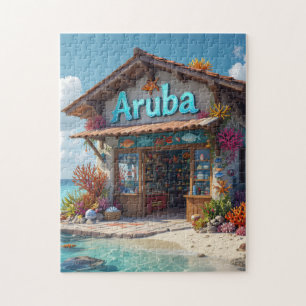 snorkel shop aruba jigsaw puzzle